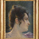 "Testa di donna" | olio su tela (cm 41x31) | Firmato in basso a sinistra | In cornice - photo 2