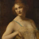 "Figura femminile" | olio su tela (cm 61x50,5) | Firmato in alto a sinistra - photo 1