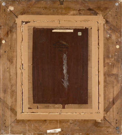 "La pappa" | olio su tavola (cm 62x50) | Firmato in basso a destra | In cornice | (difetti) - photo 4