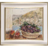 "Composizione con cesta di prugne" 1940 | olio su tela (cm 50x60) | Firmato e datato a sinistra | In cornice - photo 2