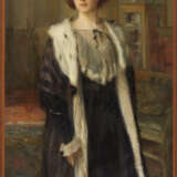 (*) | | "Ritratto femminile" 1913 | olio su tela (cm 152x91) | Firmato e datato in basso a sinistra | In cornice - фото 2