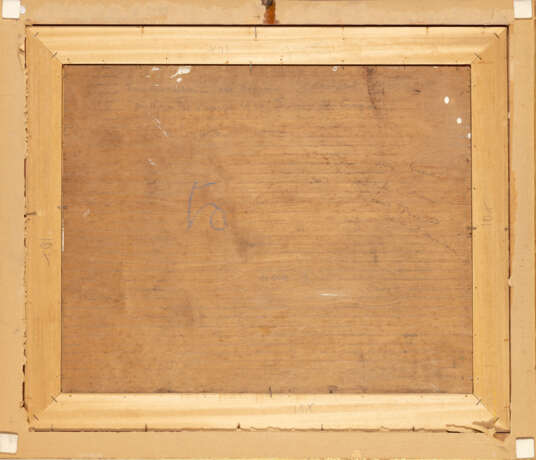 "San Zenone degli Ezzelini" 31 marzo 1929 | olio su compensato (cm 45x58) | Firmato in basso a sinistra | Al retro: titolato e datato | In cornice - Foto 3