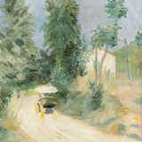 "La carrozza" '35 | olio su tela (cm 71x60) | Firmato e datato in basso a destra | In cornice - Foto 1