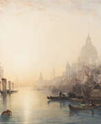 William Wyld. "Canal Grande, Venezia" 1858 | acquerello su carta (cm 48x71) | Firmato e datato in basso a sinistra | In cornice