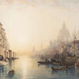 "Canal Grande, Venezia" 1858 | acquerello su carta (cm 48x71) | Firmato e datato in basso a sinistra | In cornice - фото 1