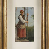 "La contadina" 1860 | olio su carta (cm 32x22,5) | Al retro: firmato e datato | In cornice - photo 2