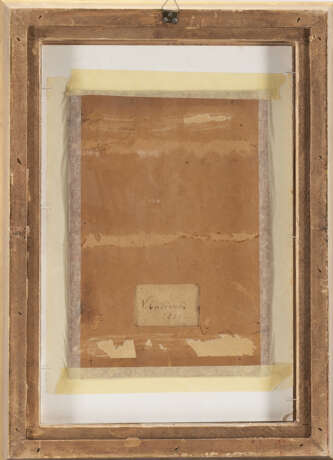 "La contadina" 1860 | olio su carta (cm 32x22,5) | Al retro: firmato e datato | In cornice - Foto 3