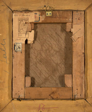 "Testa di ciociara" | olio su tela (cm 22x18) | Firmato in basso a destra | Al retro: cartiglio | In cornice | (difetti) | | Provenienza | Collezione d'Arte Mario Galli - photo 3
