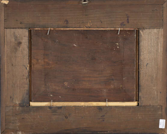"Dafni e Cloe" | olio su tavola (cm 18x26) | Firmato in basso a destra | Al retro: titolato | In cornice - photo 3