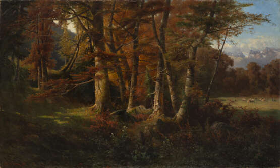 "Foresta nelle Alpi" 1881 - Foto 1
