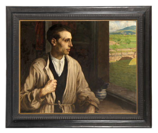 "Ritratto maschile" 1923 | olio su tela (cm 79x99) | Firmato e datato in alto a sinistra | In cornice - фото 2