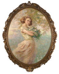 "Ritratto della signorina G. Landriani" | olio su tela (cm 146x114) | Firmato in basso a destra | In cornice | | Bibliografia | E. Tea, "Artisti contemporanei: Massimo Gallelli" in Emporium, 1925, vol. LXI n. 363 pag.146