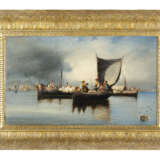 "Pescatori nel Golfo di Napoli" 1888 | olio su tela (cm 36x61) | Firmato, locato Napoli e datato in basso a sinistra | In cornice - фото 2