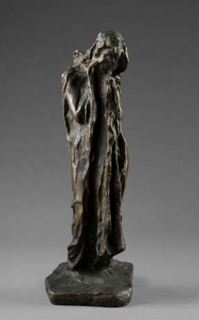 "La pleureuse" | scultura in bronzo (h cm 33) | Firmata alla base - Foto 1