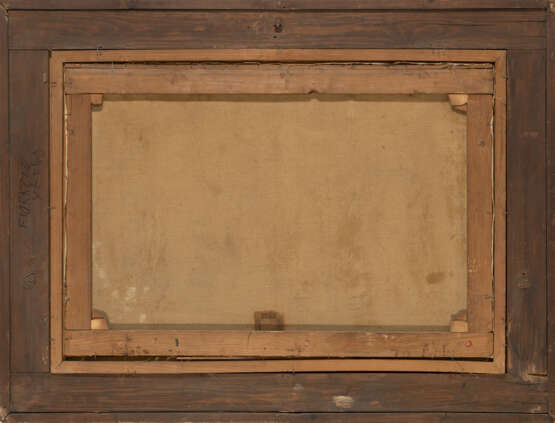 "Girovaghi" | olio su tela (cm 64x92) | Firmato in basso a sinistra | In cornice | (difetti) - photo 4