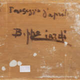 "Paesaggio d'Aprile" | olio su tavola (cm 30x38,5) | Firmato in basso a sinistra | Al retro: firmato e titolato | In cornice - photo 3