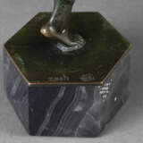 "Danzatrice" | scultura in bronzo (h cm 20) poggiante su base in marmo | Firmata alla base | (diffeti) - photo 2