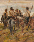 Giovanni Fattori. "Soldati a cavallo"