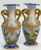 Пара ваз, фарфор 19 век 