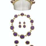 ANTIQUE SUITE OF AMETHYST JEWELRY - фото 1