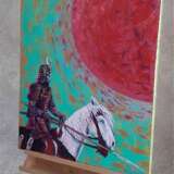 Design Painting “Warrior Spirit”, Canvas on the subframe, Oil on canvas, Impressionist, Historical genre, Russia, 2021 - photo 2