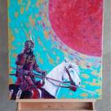 Design Painting “Warrior Spirit”, Canvas on the subframe, Oil on canvas, Impressionist, Historical genre, Russia, 2021 - photo 3