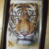 Peinture «Année du tigre.», Papier, Gouache, Réalisme, Animaliste, Ukraine, 2021 - photo 3
