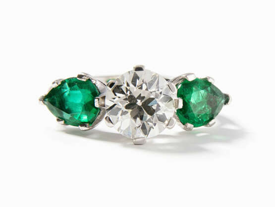 *Diamant-Smaragd-Ring - фото 1