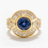 Saphir-Diamant-Ring - Foto 1