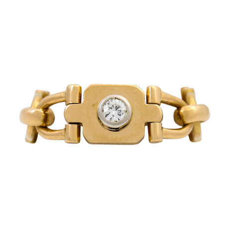 CARTIER Kettenring mit Brillant ca. 0,07 ct, - фото 2