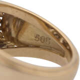 Ring mit Altschliffdiamanten zus. ca. 0,58 ct, - фото 6