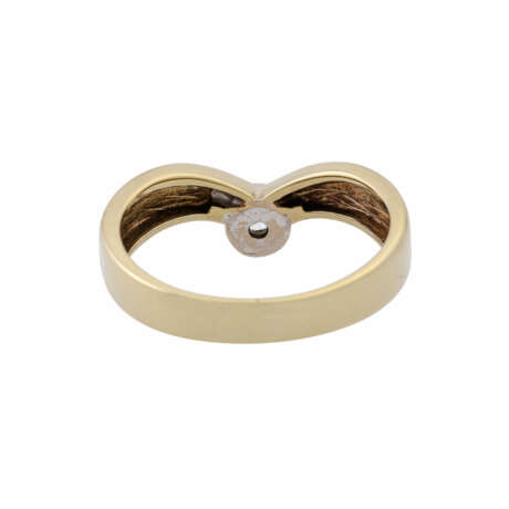 Ring mit Brillant ca. 0,18 ct, - фото 4