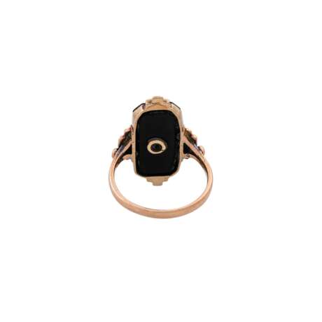 Ring mit Onyx und Diamant - photo 4