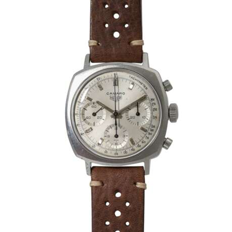 HEUER Vintage Camaro Herrenuhr Chronograph, Ref. 7220S. Ca. 1960er Jahre. - Foto 1