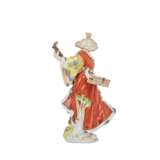 MEISSEN Figur 'Malabar mit Laute', 1. Wahl, 20. Jh. - Foto 3