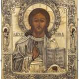 Christus Pantokrator mit Silberoklad - photo 1