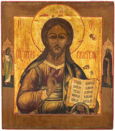 Christus Pantokrator mit Silberoklad - photo 2