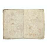 Land records and an alchemical manuscript on vellum containi... - Foto 1