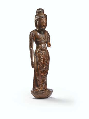 STATUE DE SHO-KANNON EN BOIS - Foto 1