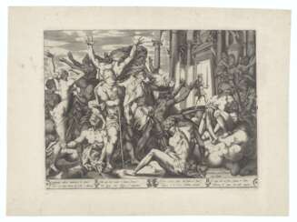 DOMENICO ZENOI (ACTIVE 1560-1580) AFTER REN&#201; BOYVIN (CIRCA 1525 - CIRCA 1625) AFTER ROSSO FIORENTINO (1494-1540)