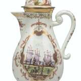 A MEISSEN PORCELAIN BALUSTER COFFEE-POT AND COVER - photo 1