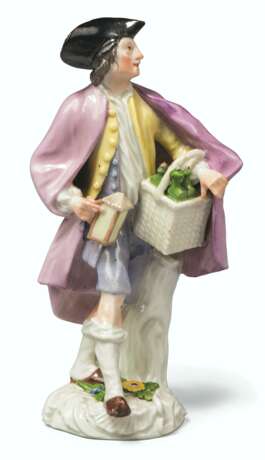 A MEISSEN PORCELAIN FIGURE OF A NIGHT WATCHMAN FROM THE `CRIS DE PARIS` SERIES - Foto 1