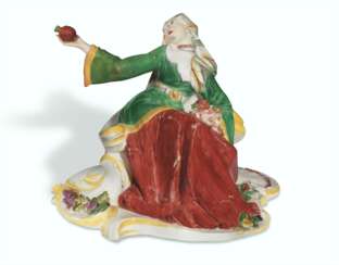 A NYMPHENBURG PORCELAIN FIGURE OF A TURKISH LADY