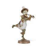 A JEWELLED AND ENAMELLED GOLD-MOUNTED BAROQUE-PEARL HAND-SEAL IN THE FORM OF A COMEDIA DELL`ARTE FIGURE - photo 1