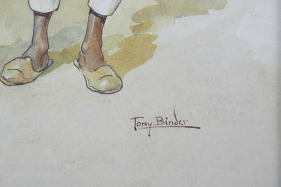 Tony Binder (1868, Wien - 1944, Nördlingen) - Afrikanische Teeverkäufer - фото 2