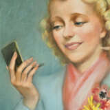 Louise Galand-Legendre (1876-1955) - Damenporträt Pastell - фото 2