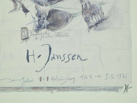 Horst Janssen (1929-1995, Hamburg) - Blumen - photo 2