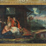 Barock Gemälde Geburt Jesu, Mitte 18. Jh. - Foto 2