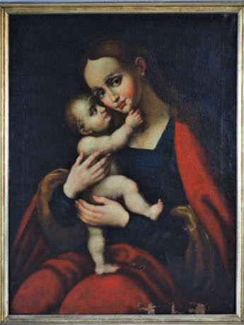 Barockgemälde Madonna mit Kind - Foto 1