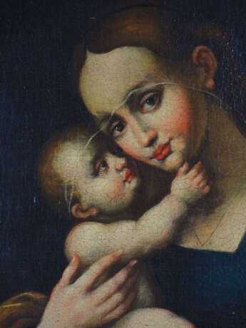Barockgemälde Madonna mit Kind - Foto 3